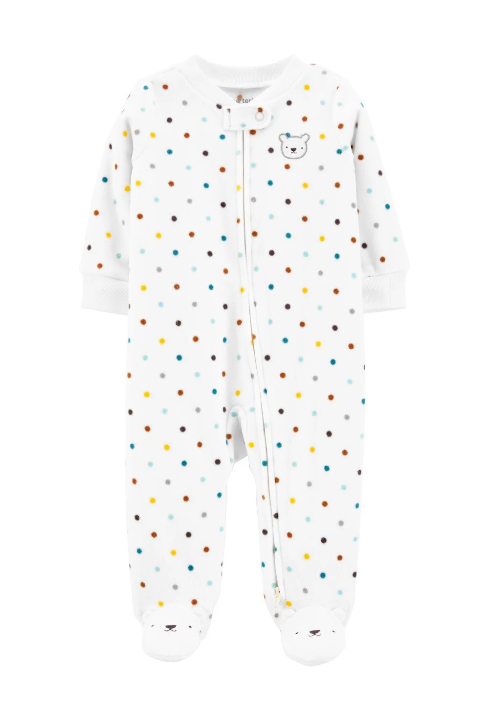 Carter's Pijama bebe Ursulet cu buline foto