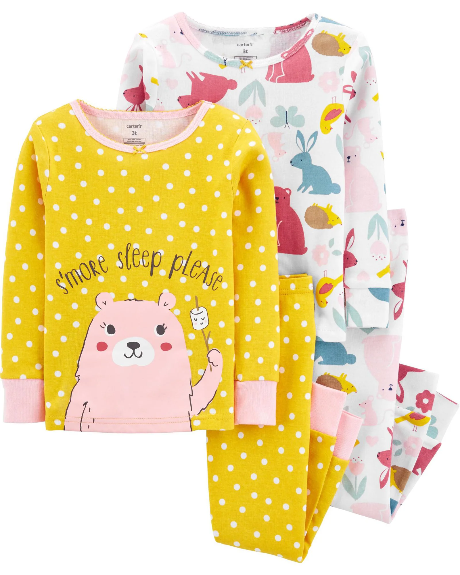 Carter's Set 2 pijamale Inimioare foto