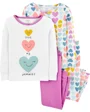 Carter's Set 2 pijamale Inimi foto