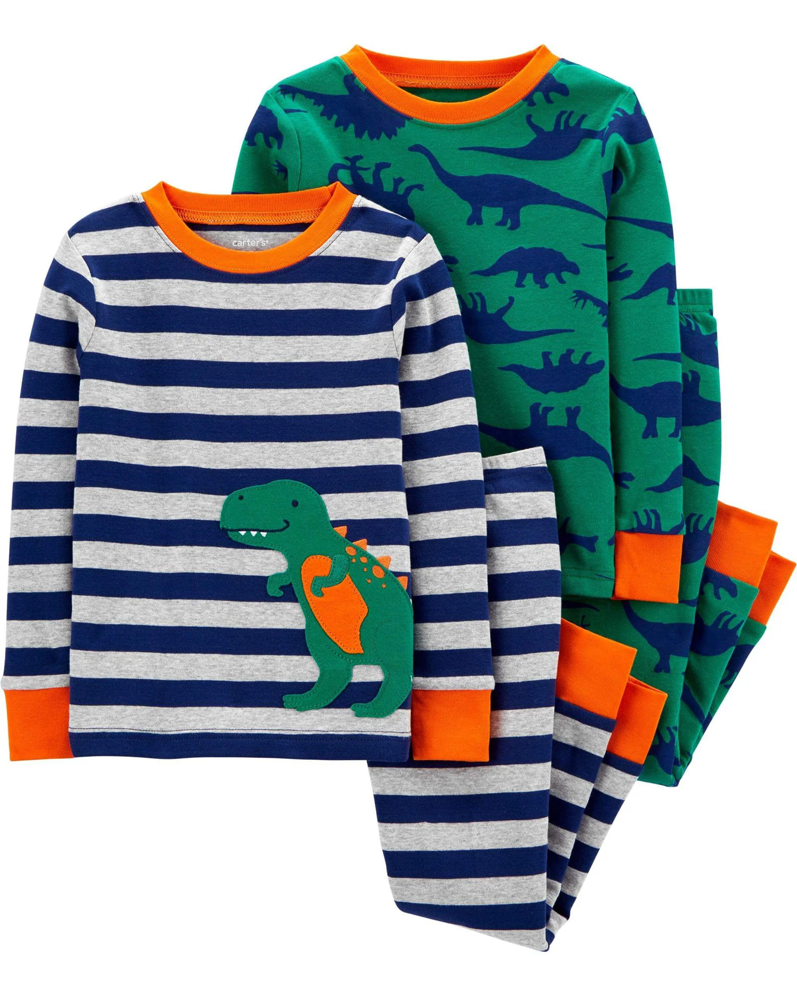 Carter's Set 2 pijamale Dinozauri foto