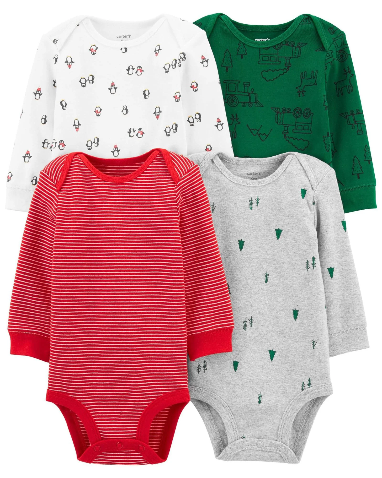 Carter's Set 4 piese Body bebe Sarbatori foto