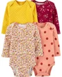 Carter's Set 4 piese Body bebelus Flori foto