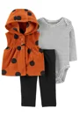 Carter's Set 3 piese Buline - vesta, pantaloni si body foto