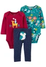 Carter's Set 3 piese Bufnita - 2 body-uri si pantaloni foto