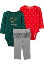 Carter's Set 3 piese Cel mai frumos cadou - 2 body-uri si pantaloni foto