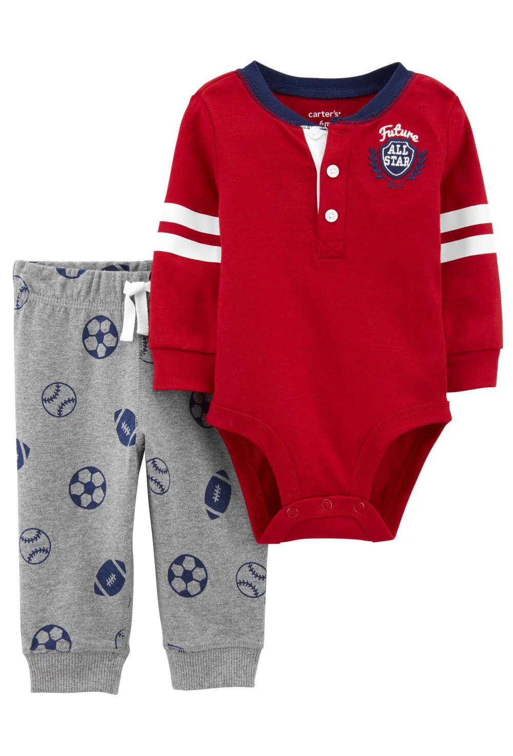 Carter's Set 2 piese Pantaloni si body Fotbal foto