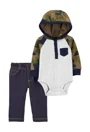 Carter's Set 2 piese Pantaloni si body cu gluga foto