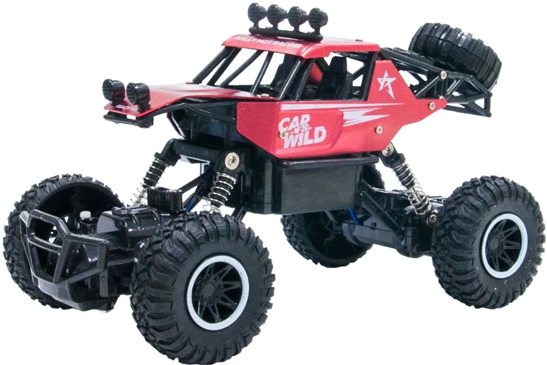 Masina cu telecomanda Sulong Toys Car Vs Wild off-road Crawler, rosie, 1:20