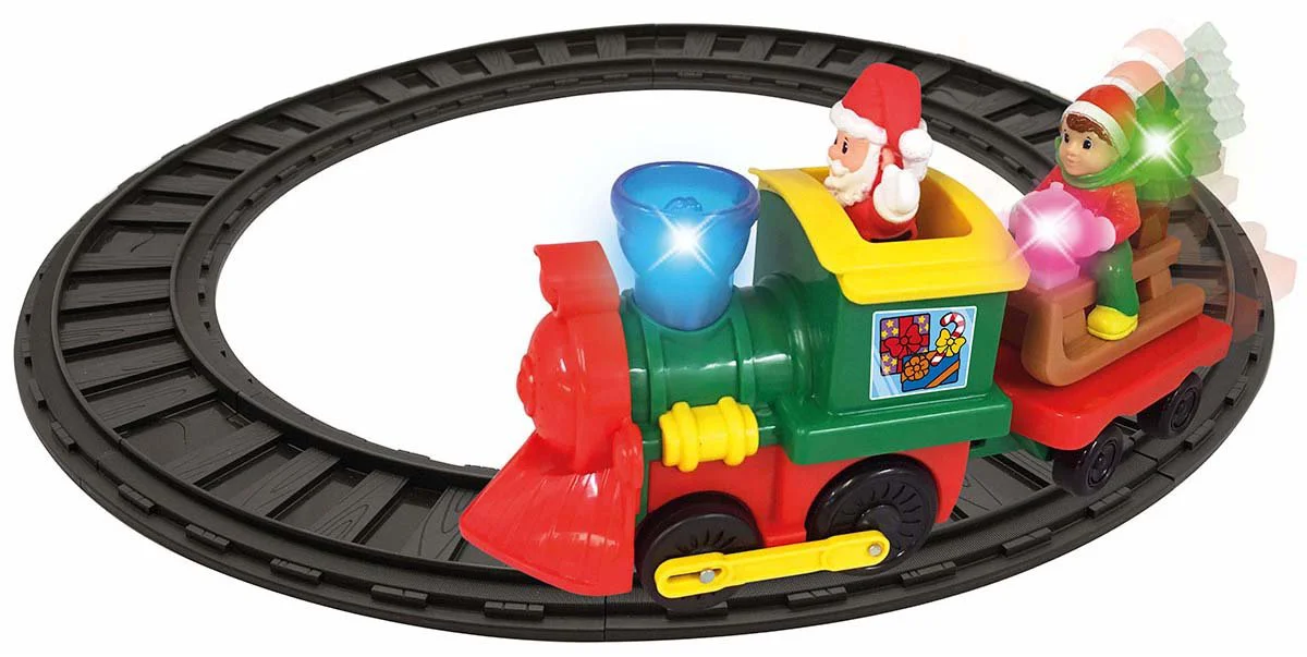 Tren cu calea ferata Kiddieland Christmas express foto