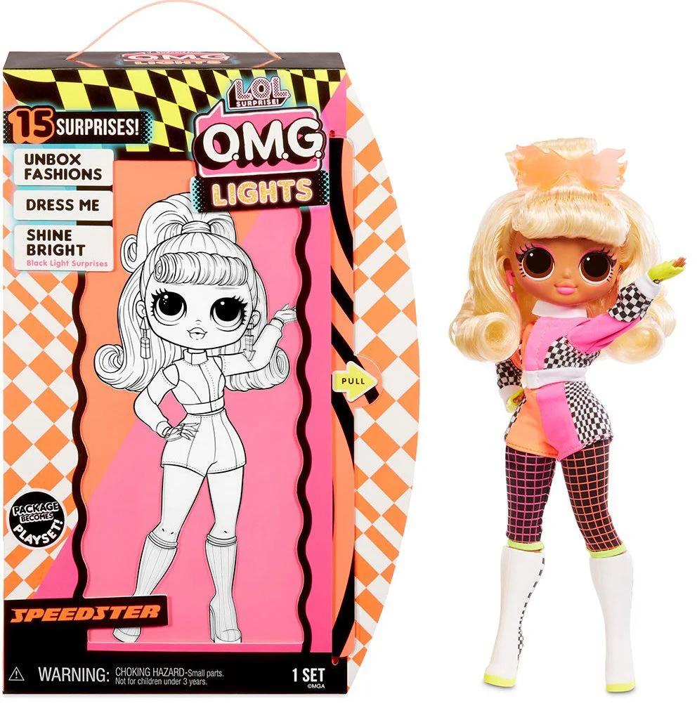 image for Papusa L.O.L. Surprise! OMG Lights- Speedster foto