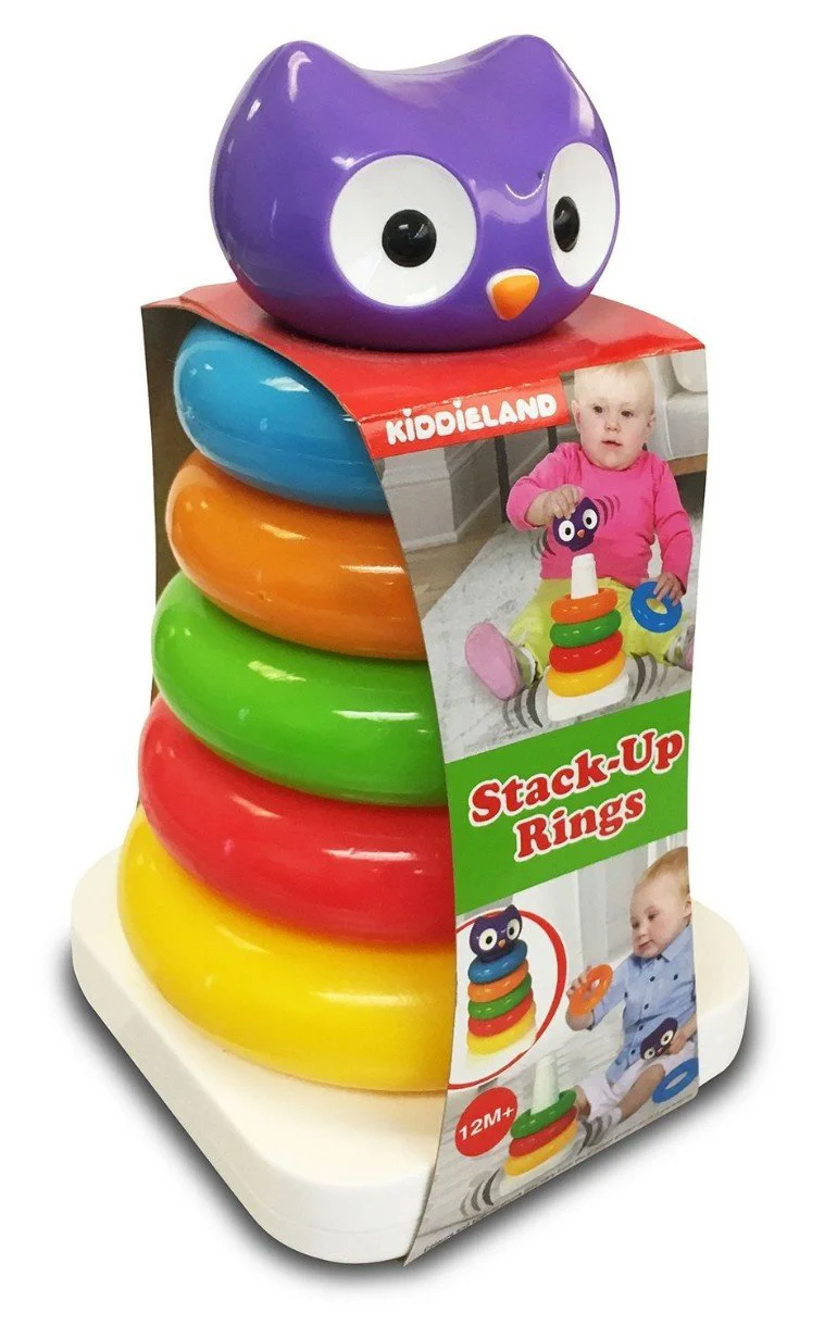 Развивающая игрушка Kiddieland Пирамида сова