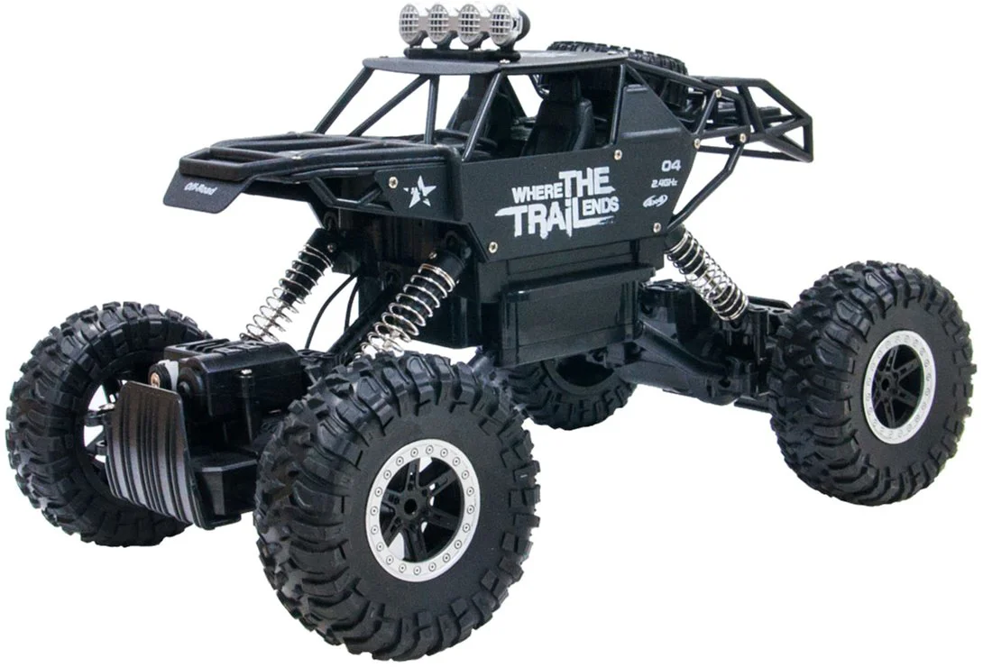 Masina cu telecomanda Sulong Toys Where the trail ends off-road Crawler, negru mat, 1:14