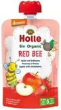 Пюре Holle Red Bee Яблоко и клубника (8+ мес.), 100 г