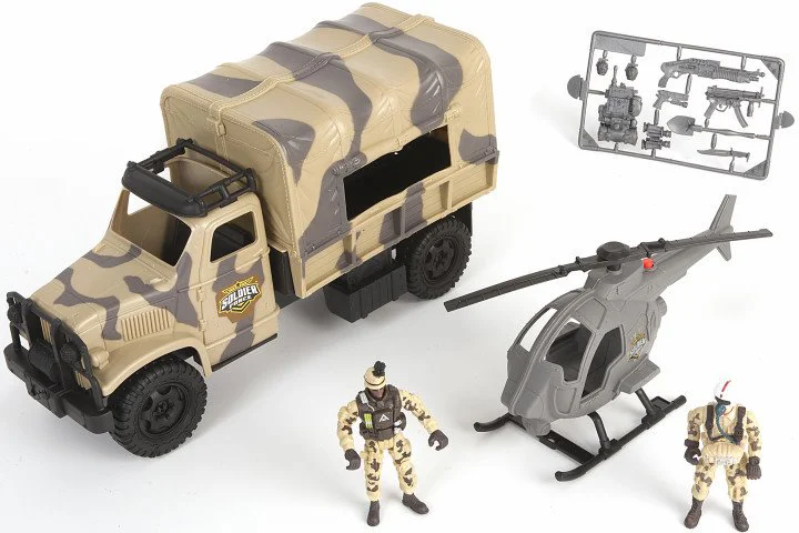 Set de joaca cu soldati Chap Mei Trooper Truck foto