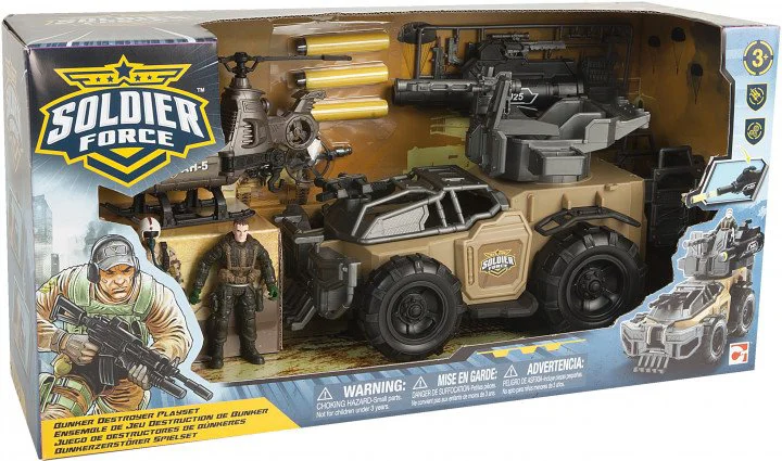Set de joaca Chap Mei cu soldati Bunker Destroyer foto