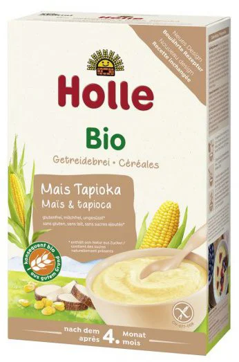 image for Безмолочная органическая кукурузная кашка Holle с тапиокой (5+ мес.), 250 г foto