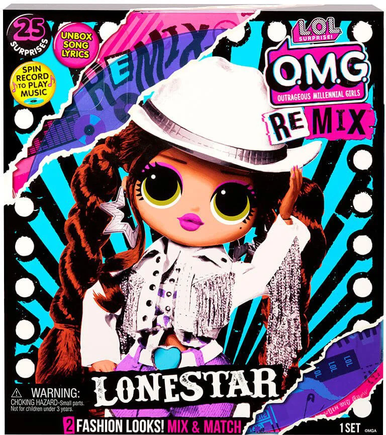 Papusa L.O.L. Surprise! Seria O.M.G. Remix Lonestar foto