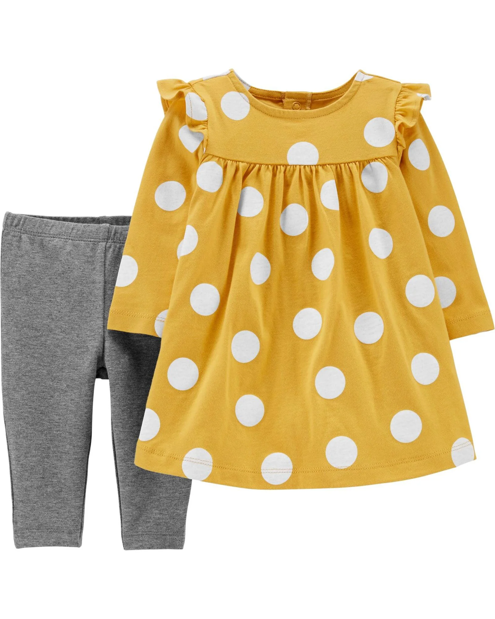 Carter's Set 2 piese Colanti si rochie cu buline foto