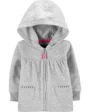 Carter's Кофта серая с капюшоном