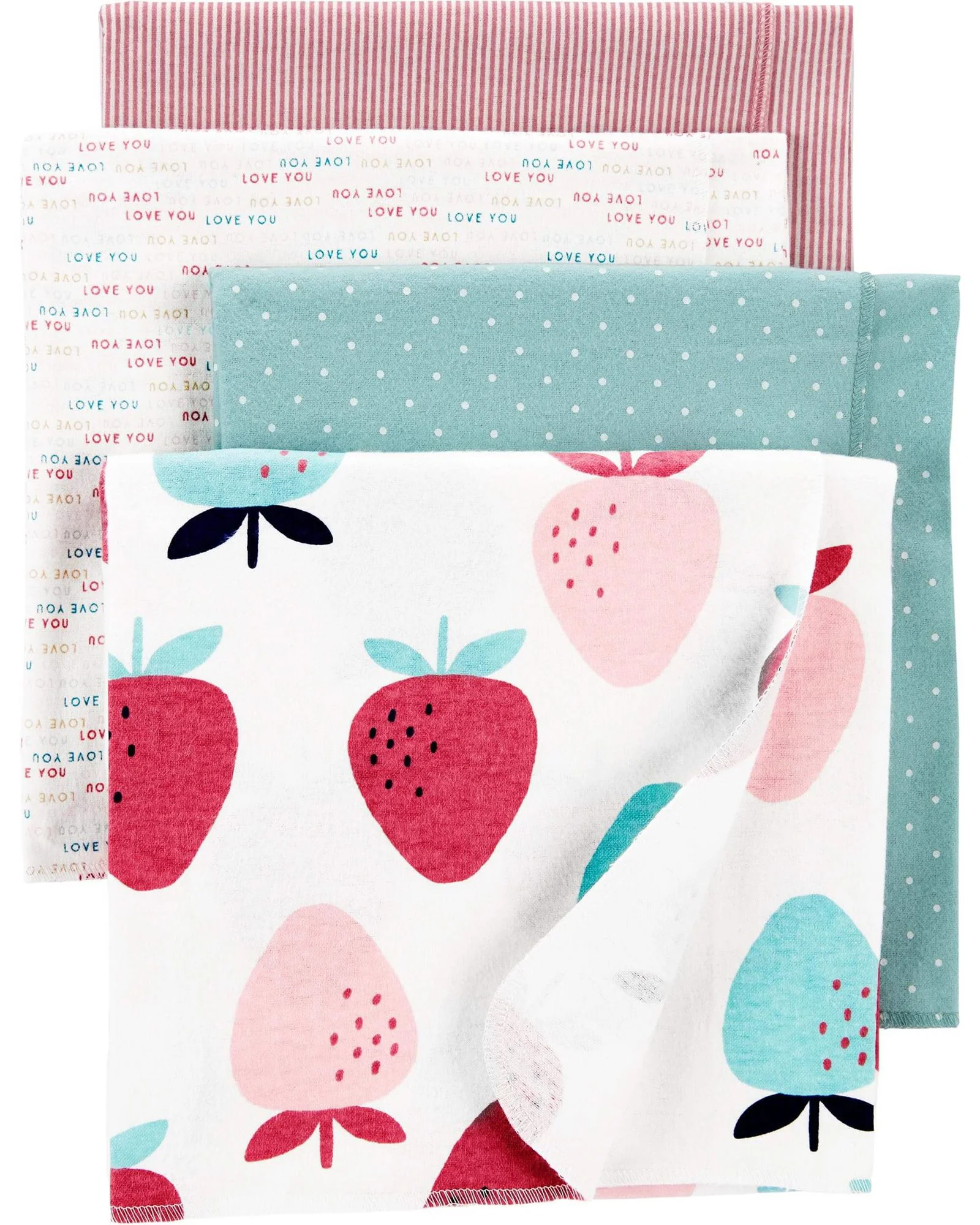 Carter's Set 4 paturele bebe Capsuni