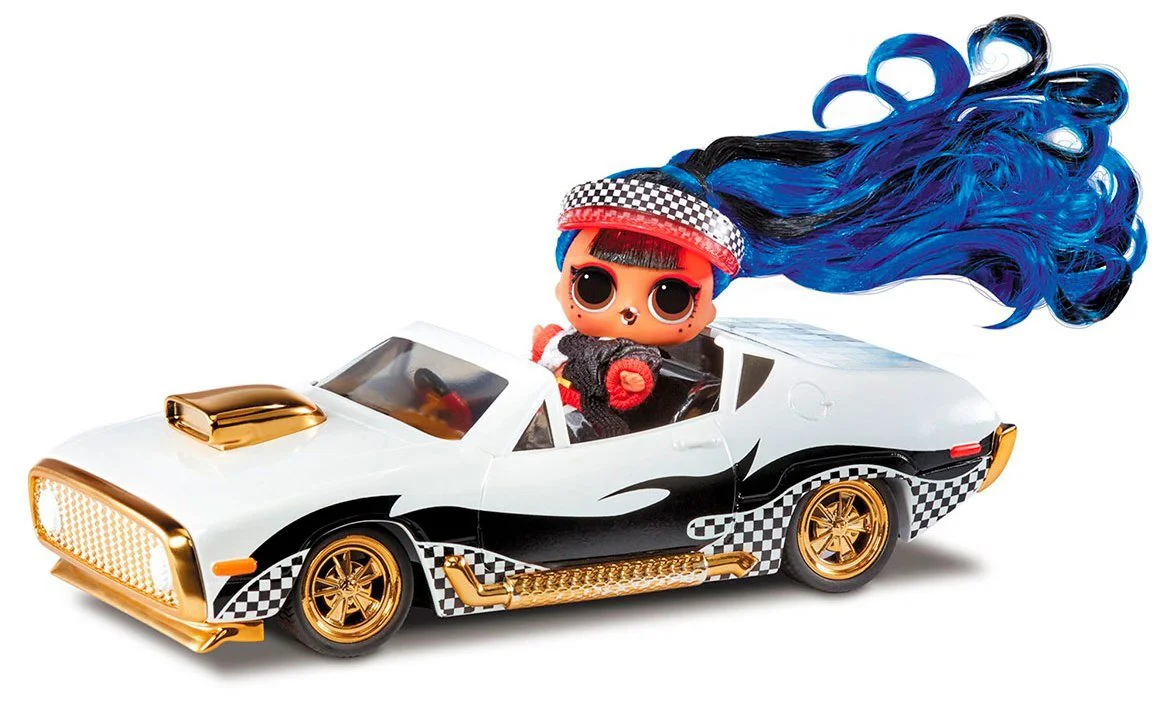 Masina cabriolet cu RC cu o papusa L.O.L. Surprise! Seria J.K. RC WHEELS foto