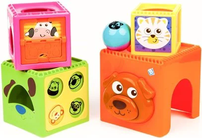 Jucarie de dezvoltare Sensory B Kids Cuburi foto