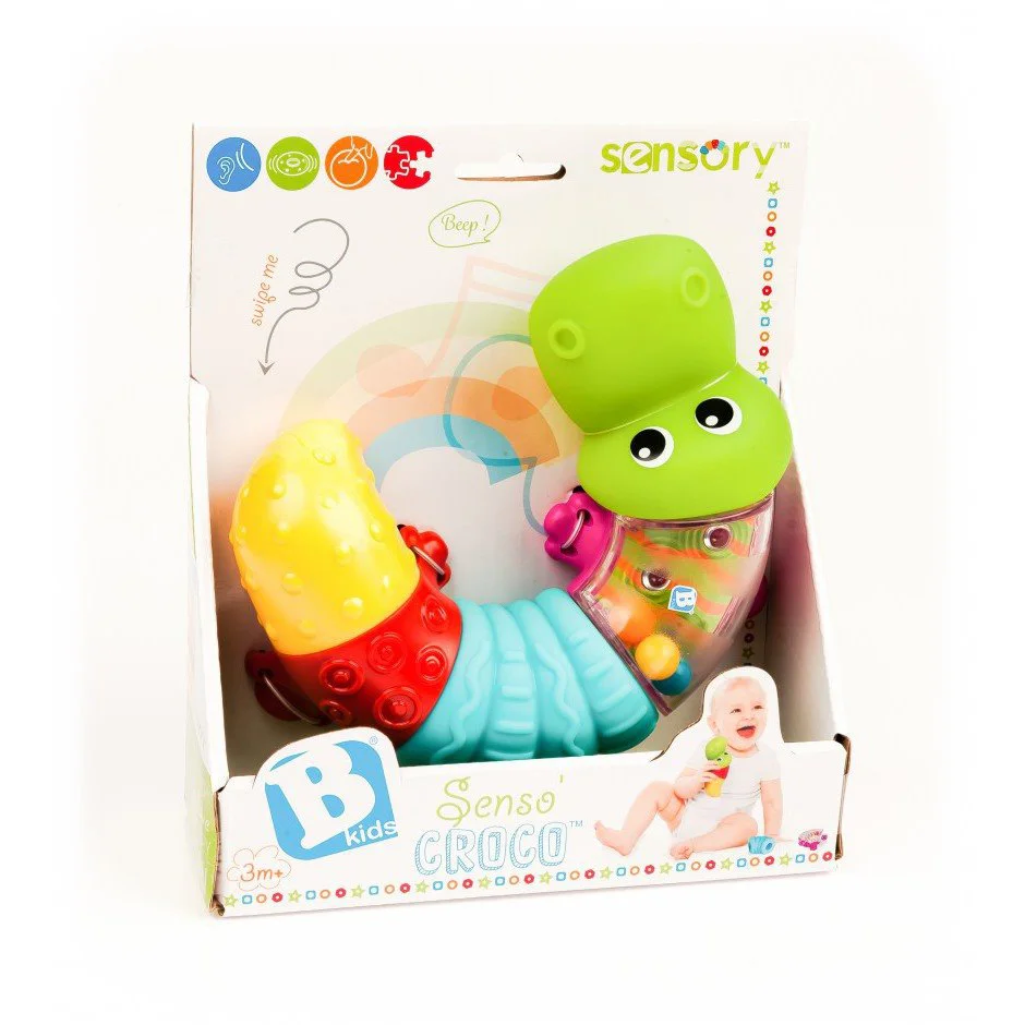 Jucarie interactiva Sensory B Kids Crocodilul Croco foto