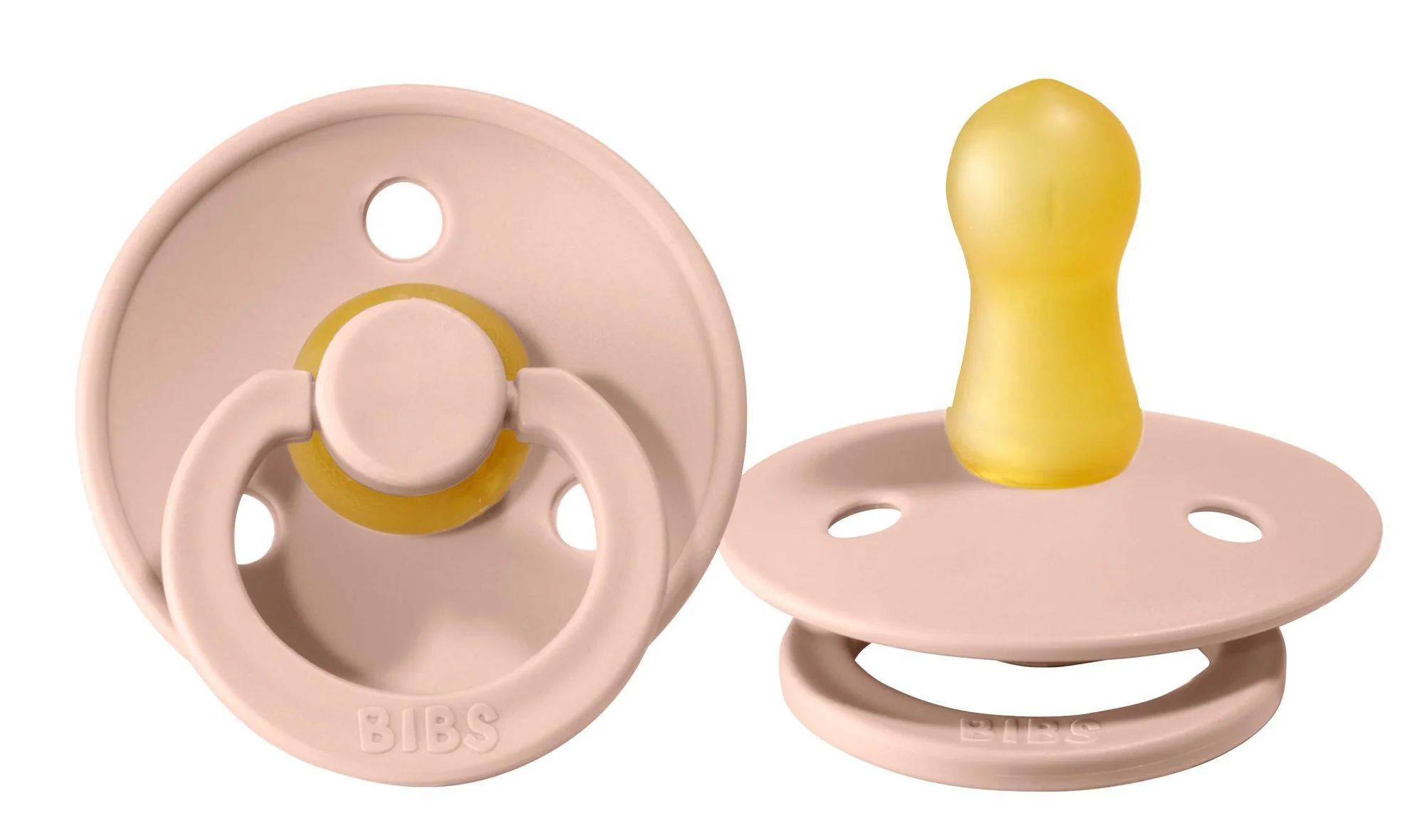 Пустышка латексная BIBS Blush круглая (18-36 мес.)