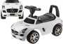 Masina tolocar LEANTOYS Mercedes-Benz culoare alba foto