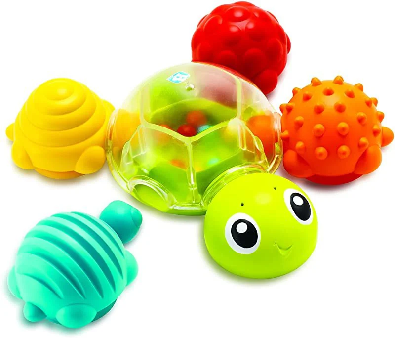 Jucarie interactiva Sensory B Kids Constructor pentru baie Broscutele testoase foto
