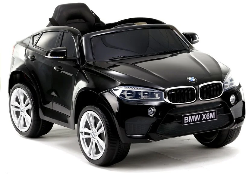 Электромобиль LEANTOYS BMW X6 черный, с двумя моторами