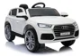 Masina electrica LEANTOYS Audi Q5 culoare alba, cu 2 motoare foto