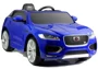 Электромобиль LEANTOYS Jaguar F-Pace синий, с двумя моторами