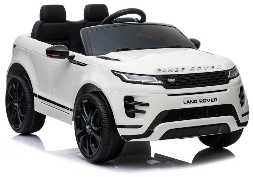 image for Masina electrica LEANTOYS Range Rover Evoque culoare alba cu 2 motoare foto