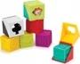 Set de cuburi cu textura Sensory B Kids 9 bucati foto