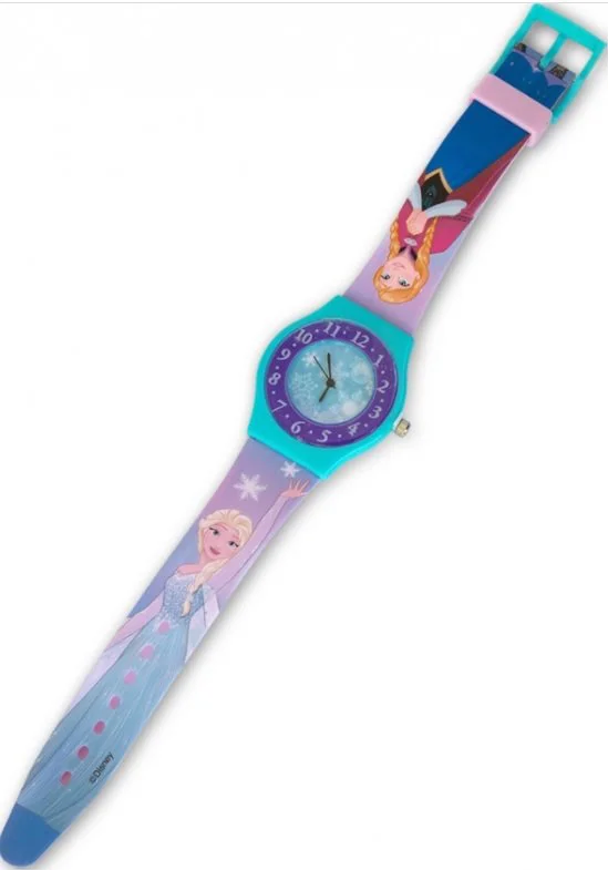 Ceas analogic de mana in cutie Frozen TBL Inima de gheata
