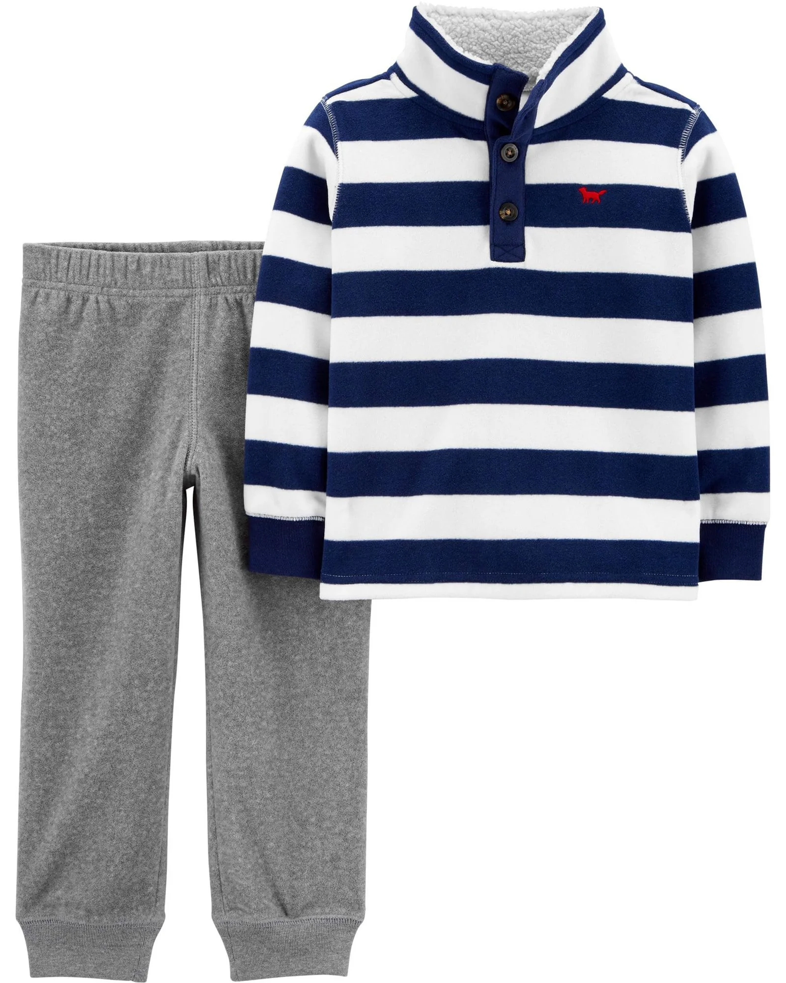Carter's Set 2 piese Bluza si Pantaloni fleece foto