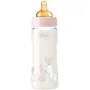 Biberon din plastic Chicco Original Touch Girl cu tetina din latex (4+ luni), 330 ml foto
