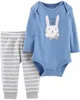 Carter's Set 2 piese Iepuras - body si pantaloni foto