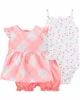 Carter's Set 3 piese Carouri - body, top si pantaloni scurti foto