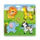 Деревянный пазл Viga Toys Wild Animals, 4 эл.