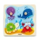 Деревянный пазл Viga Toys Sea, 4 эл.