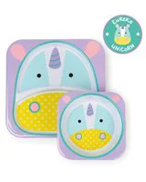 Set Farfurie si Bol Skip Hop Zoo Unicorn