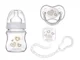 Набор Canpol Easy Start "Newborn Baby" (бутылочка, пустышка, цепочка)