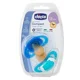 Пустышка с кольцом Chicco Physio Compact латексная Синяя (12+ мес.), 2 шт. foto