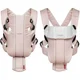 Marsupiu anatomic BabyBjorn Mini Dusty Pink cu pozitii multiple de purtare, bumbac