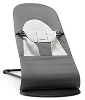 Кресло-шезлонг BabyBjorn Balance Soft Dark Grey, хлопок-трикотаж