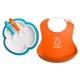 Set pentru alimentatie BabyBjorn Baby Feeding Set Orange