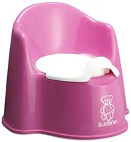 Olita cu protectie spate BabyBjorn Potty Chair Pink