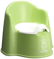 Olita cu protectie spate BabyBjorn Potty Chair Green